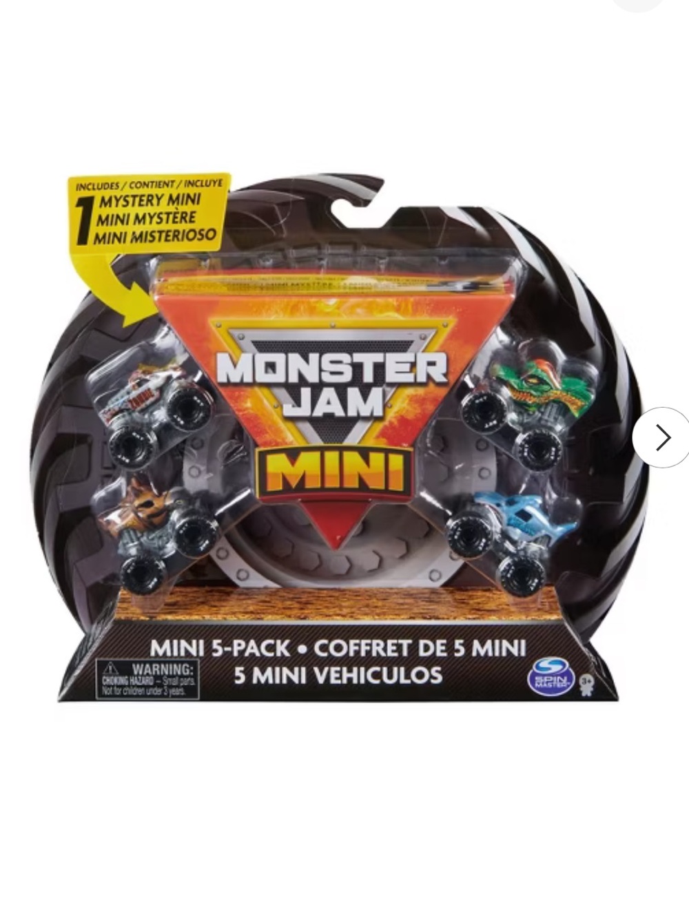 Monster Jam Mini 5-Pack w/ Mystery Vehicle | New Sealed